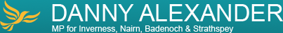 Danny Alexander MP for Inverness, Nairn, Badenoch and Strathspey